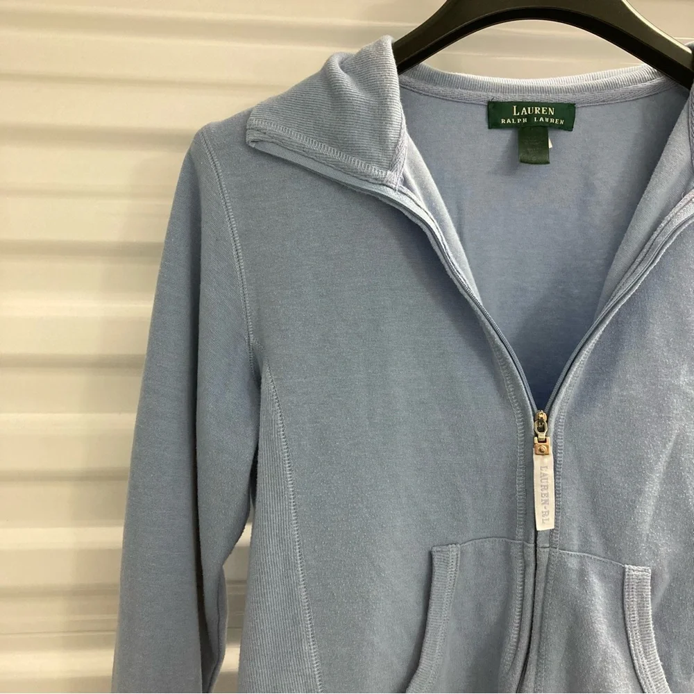 Ralph Lauren Soft Blue Knit Top